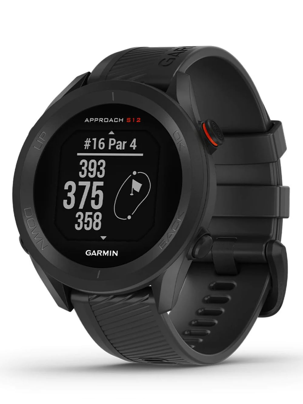 Black GPS Golf Watch U267