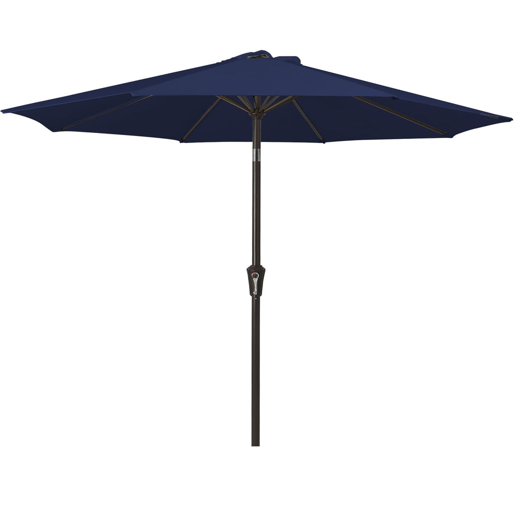 9ft Patio Umbrella with Push Button Tilt and Crank D297