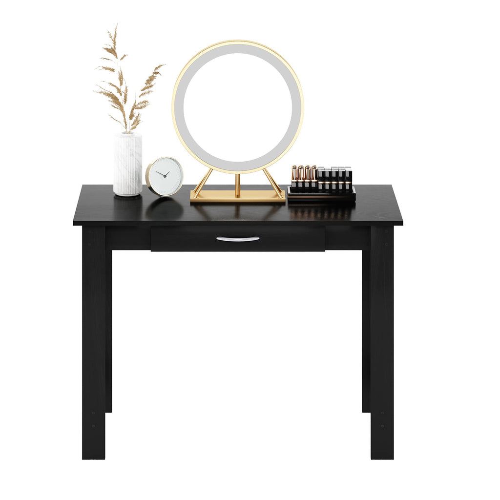 Black Writing Desk with Drawer E584