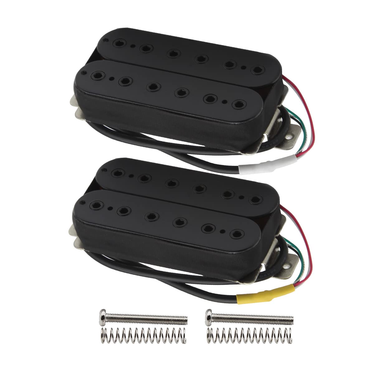 Alnico 5 Electric Guitar Humbucker Pickup Set Black N124