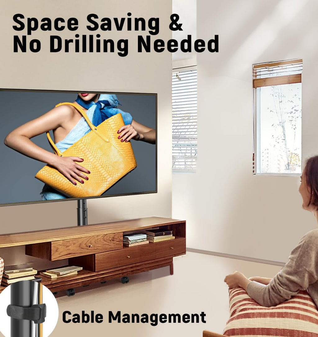 Rolling TV Stand for 13-50 Inch TVs J789