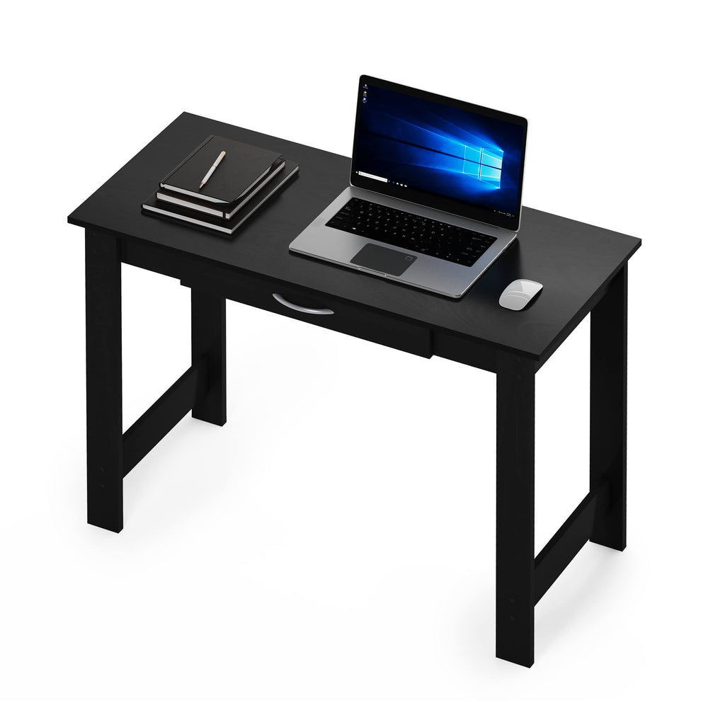 Black Writing Desk with Drawer E584