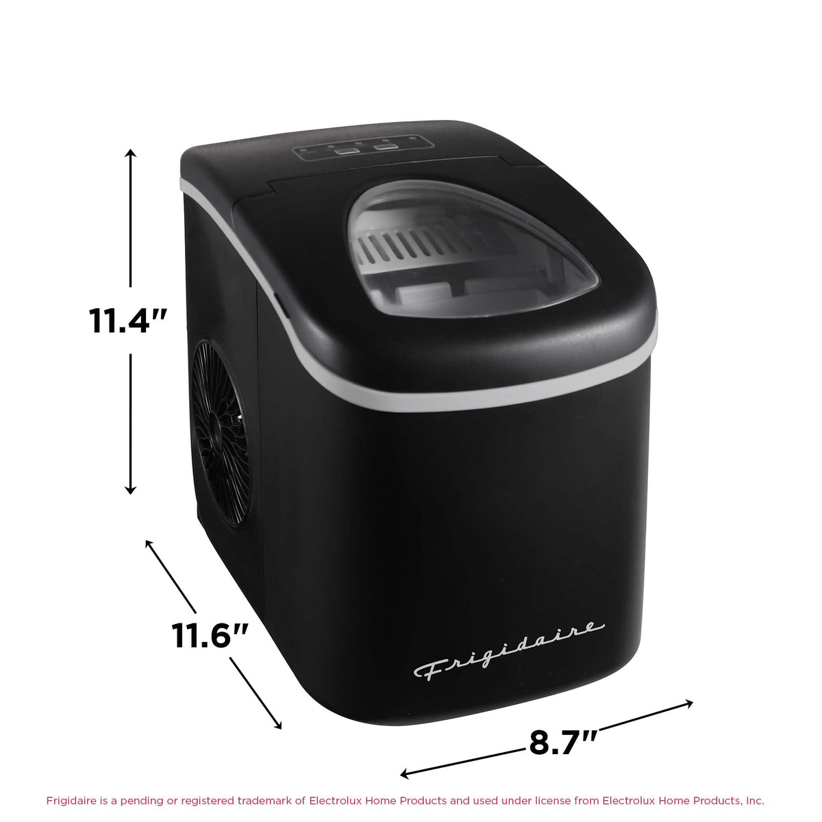 Compact Countertop Ice Maker 26 lb per Day Black K634881