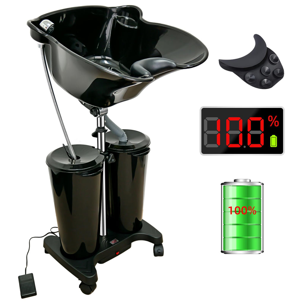 Portable Shampoo Bowl with Electric Pump and Water Tanks P724003