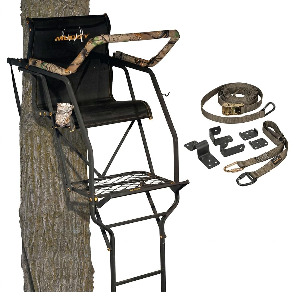 1 Person 21 Foot Climbing Tree Stand with Lumbar Seat J817140