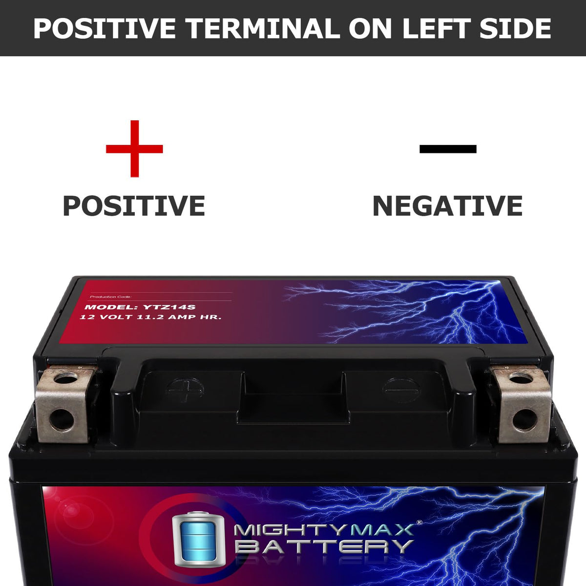 12 Volt 11.2 AH 230 CCA Rechargeable Maintenance Free SLA AGM Motorcycle Battery Pack of 8 W14910
