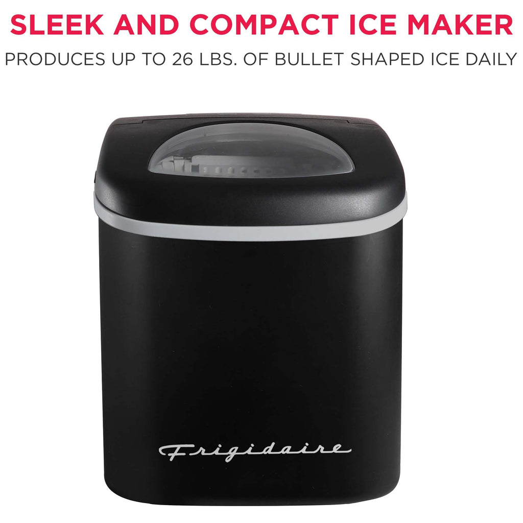 Compact Countertop Ice Maker 26 lb per Day Black K634881