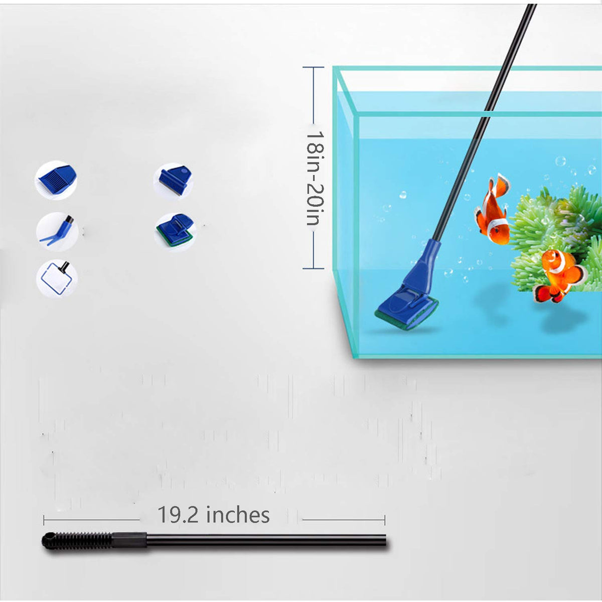 Aquarium Cleaning Tools Kit 5 in 1 L818