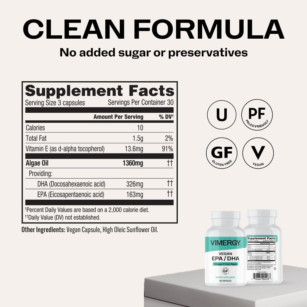 Vegan Omega-3 90 Capsules D28109