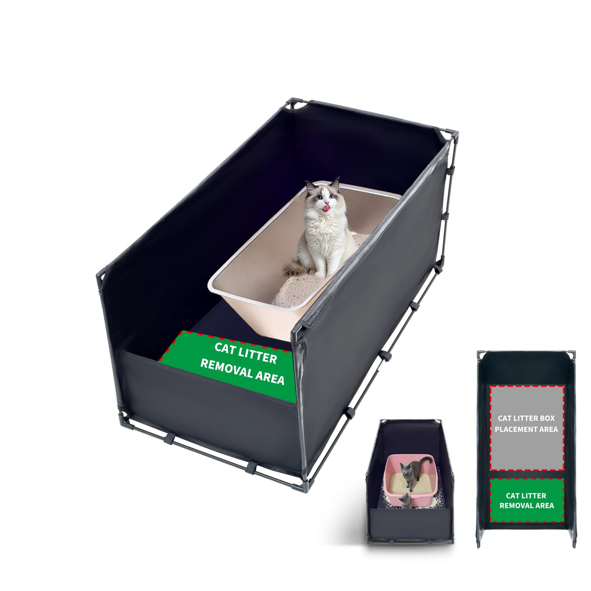 Large Cat Litter Box Enclosure Z2326