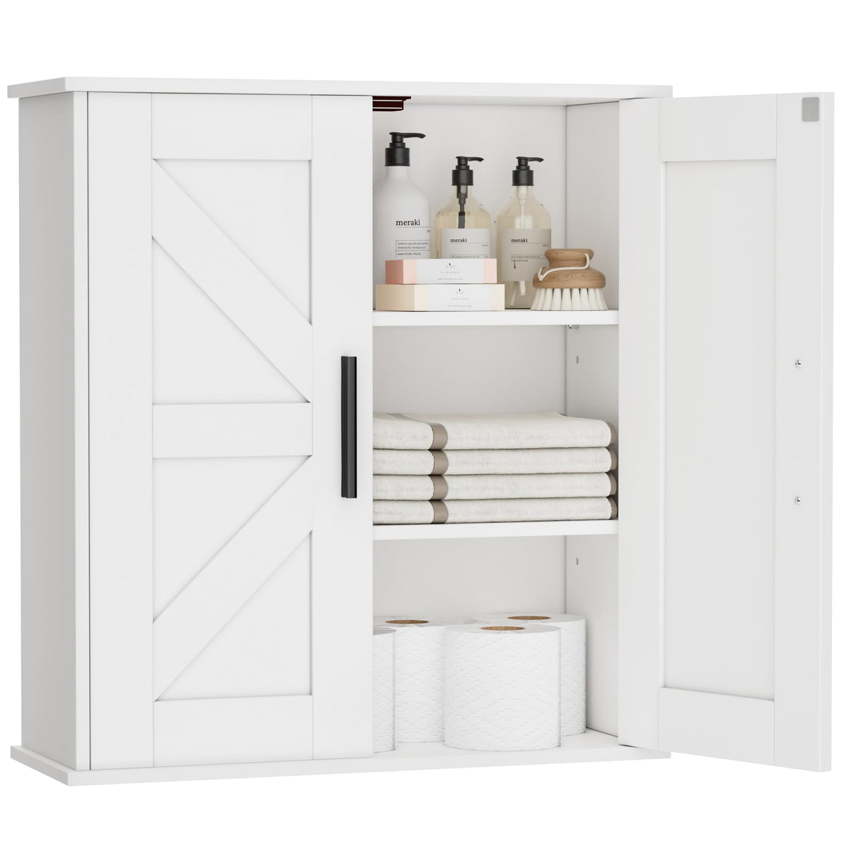 Bathroom Wall Cabinet with Adjustable Shelves C144148