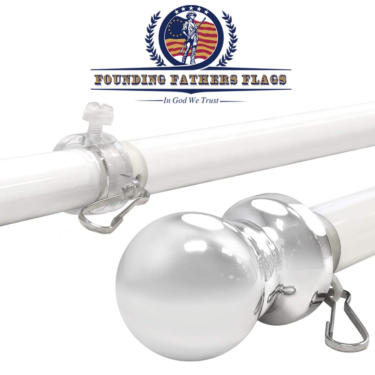 6ft Spinning Flag Pole Z169
