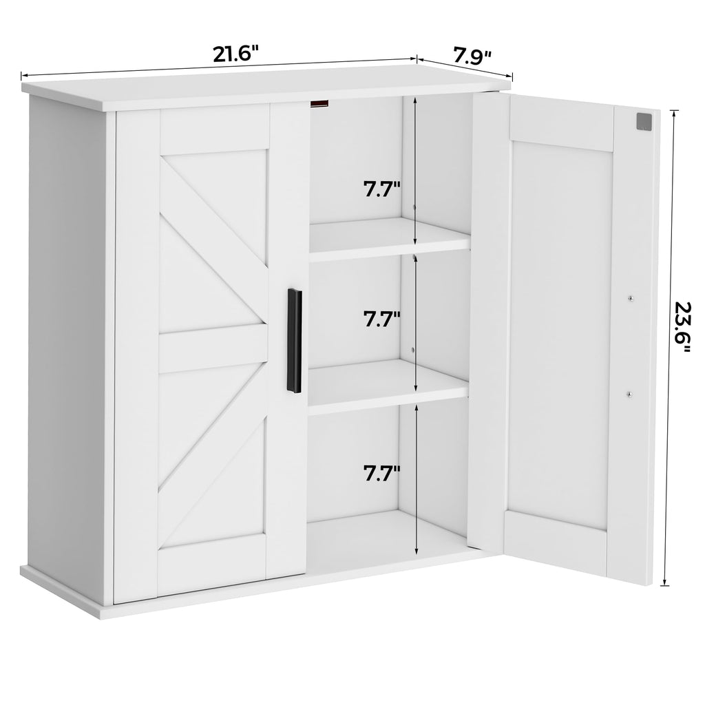 Bathroom Wall Cabinet with Adjustable Shelves C144148