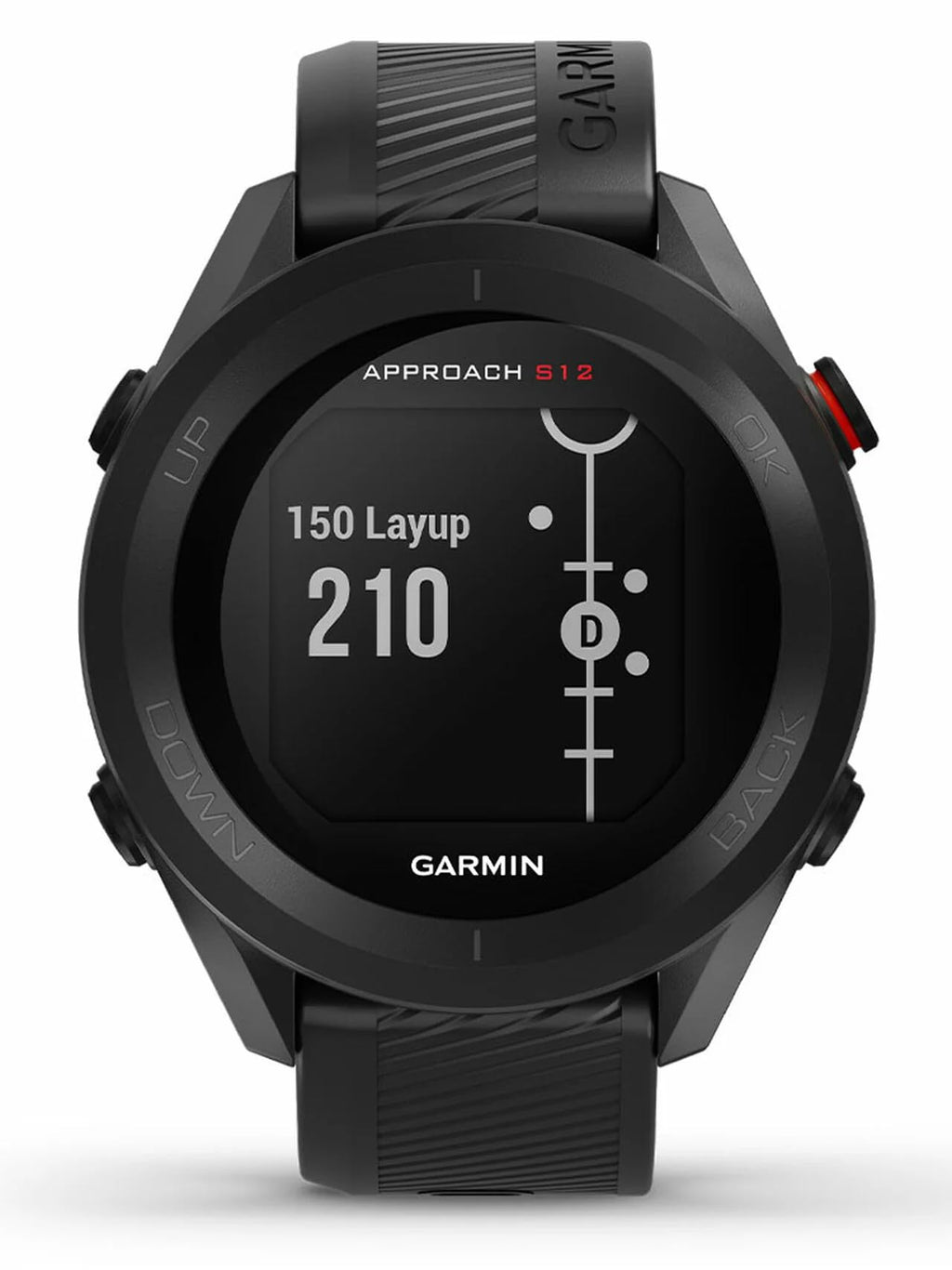 Black GPS Golf Watch U267