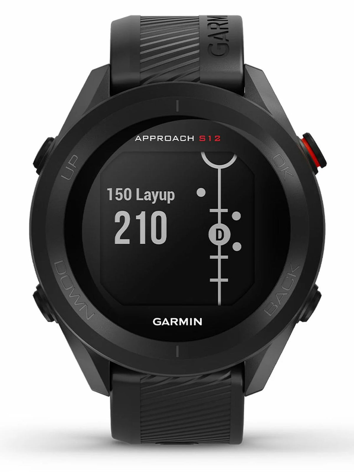 Black GPS Golf Watch U267