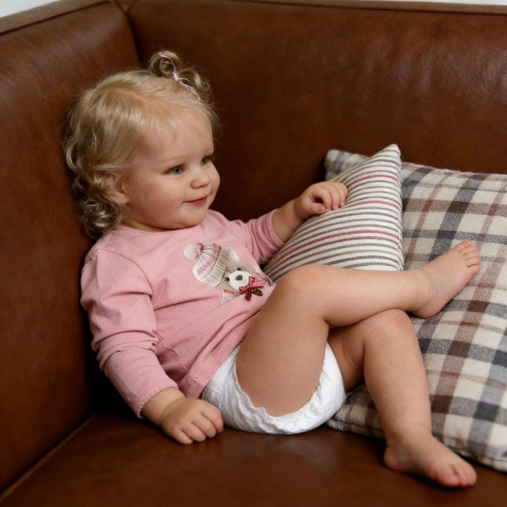 20 Inch Realistic Baby Dolls Girl with Blonde Hair Q16631