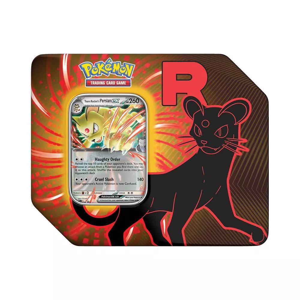 Pokemon Trading Card Game Collector Tin with 5 Booster Packs and Promo Card W390