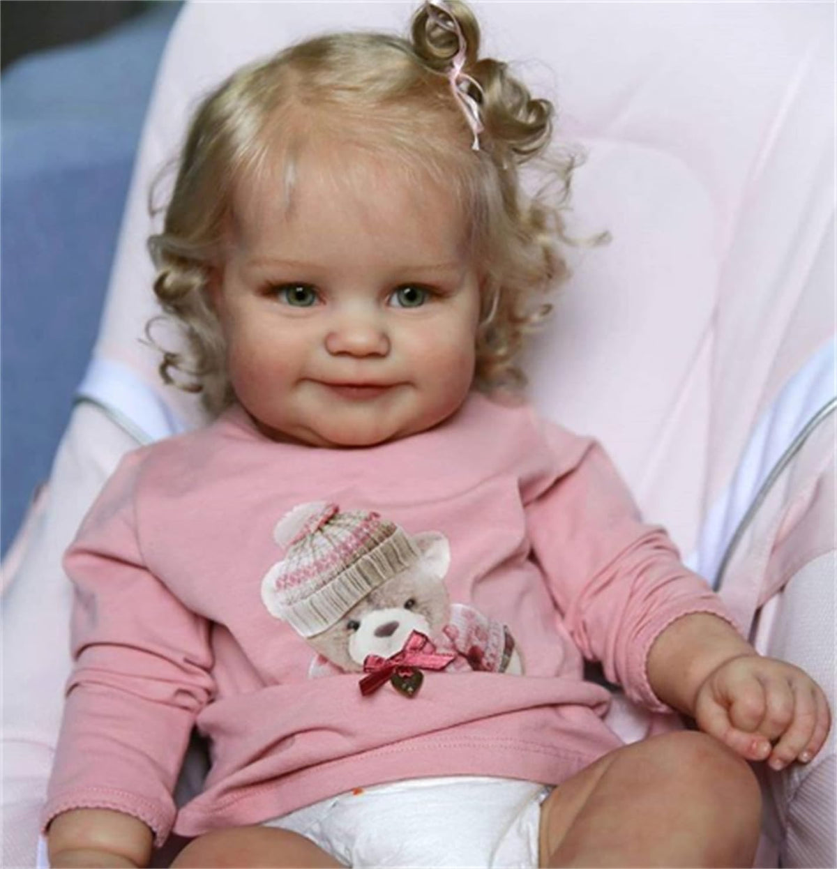 20 Inch Realistic Baby Dolls Girl with Blonde Hair Q16631
