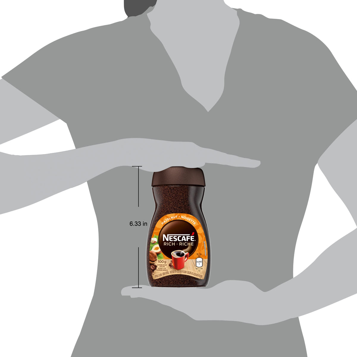 Instant Coffee 100g Hazelnut T7001