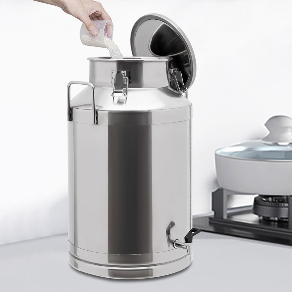 60L Stainless Steel Milk Can with Faucet T668554