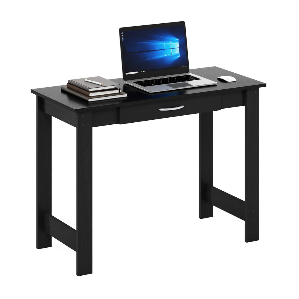 Black Writing Desk with Drawer E584