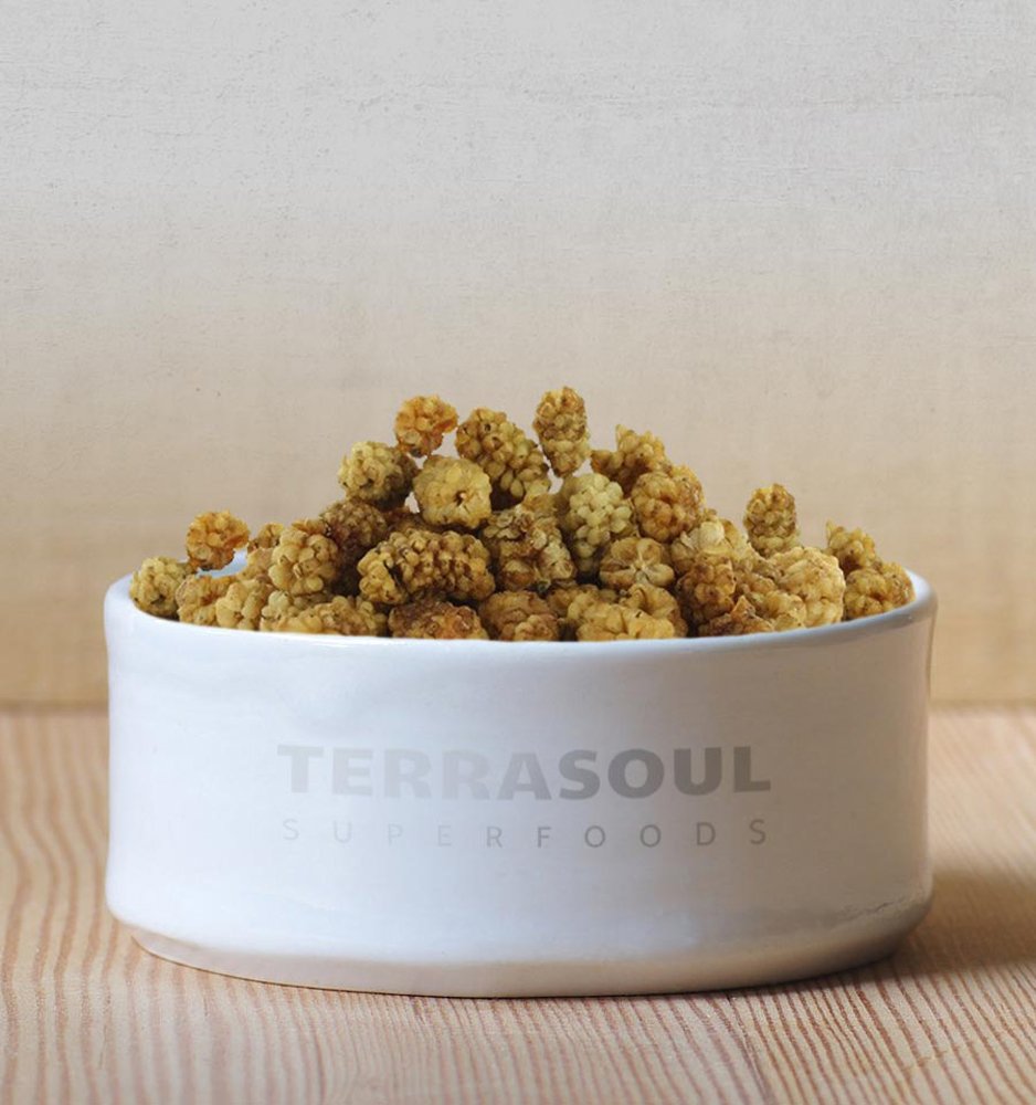 Organic Sun-dried White Mulberries, 2 Lbs (Pack of 2) W329833