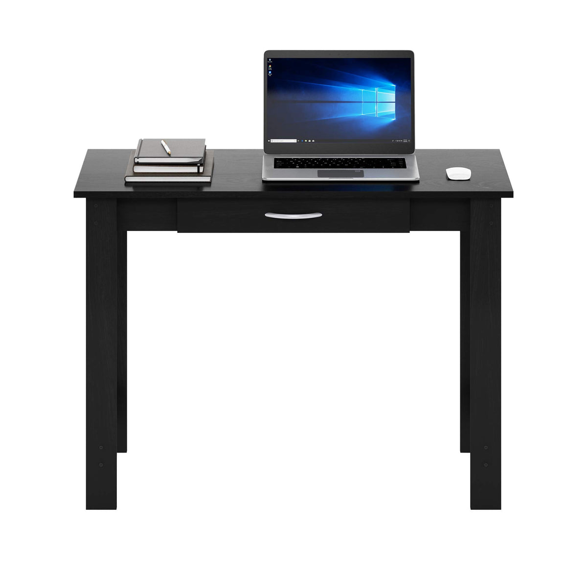 Black Writing Desk with Drawer E584