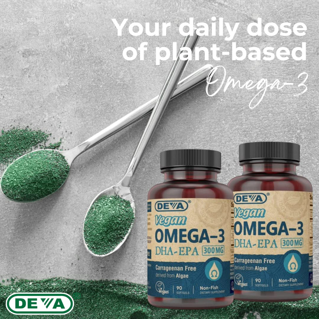 Vegan Omega-3 DHA EPA 300 mg 90 Softgels C42833