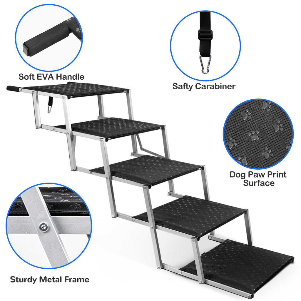 Foldable Dog Stairs for Car L73793
