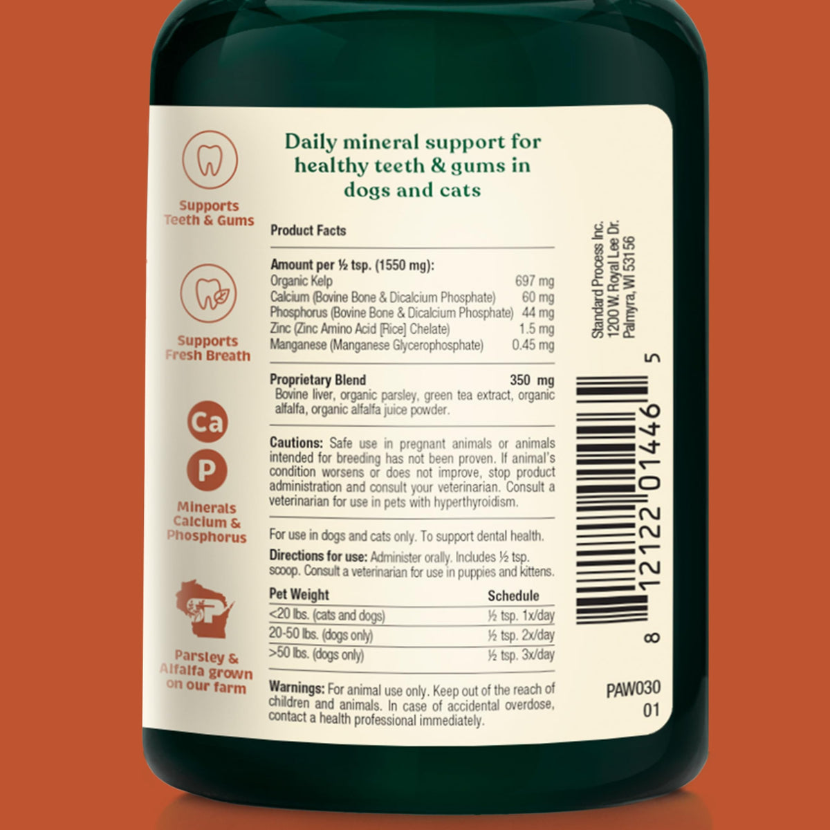 Pet Health Bundle - Dental & Multifunctional Support for Dogs - 165 g Powder & 90 Wafers E122
