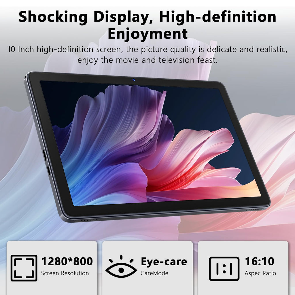 10 Inch Android 15 Tablet with Keyboard J6653