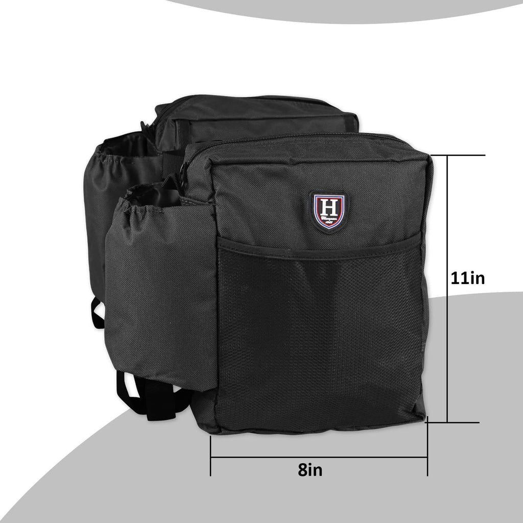 Nylon Western Saddle Bag Black B19867