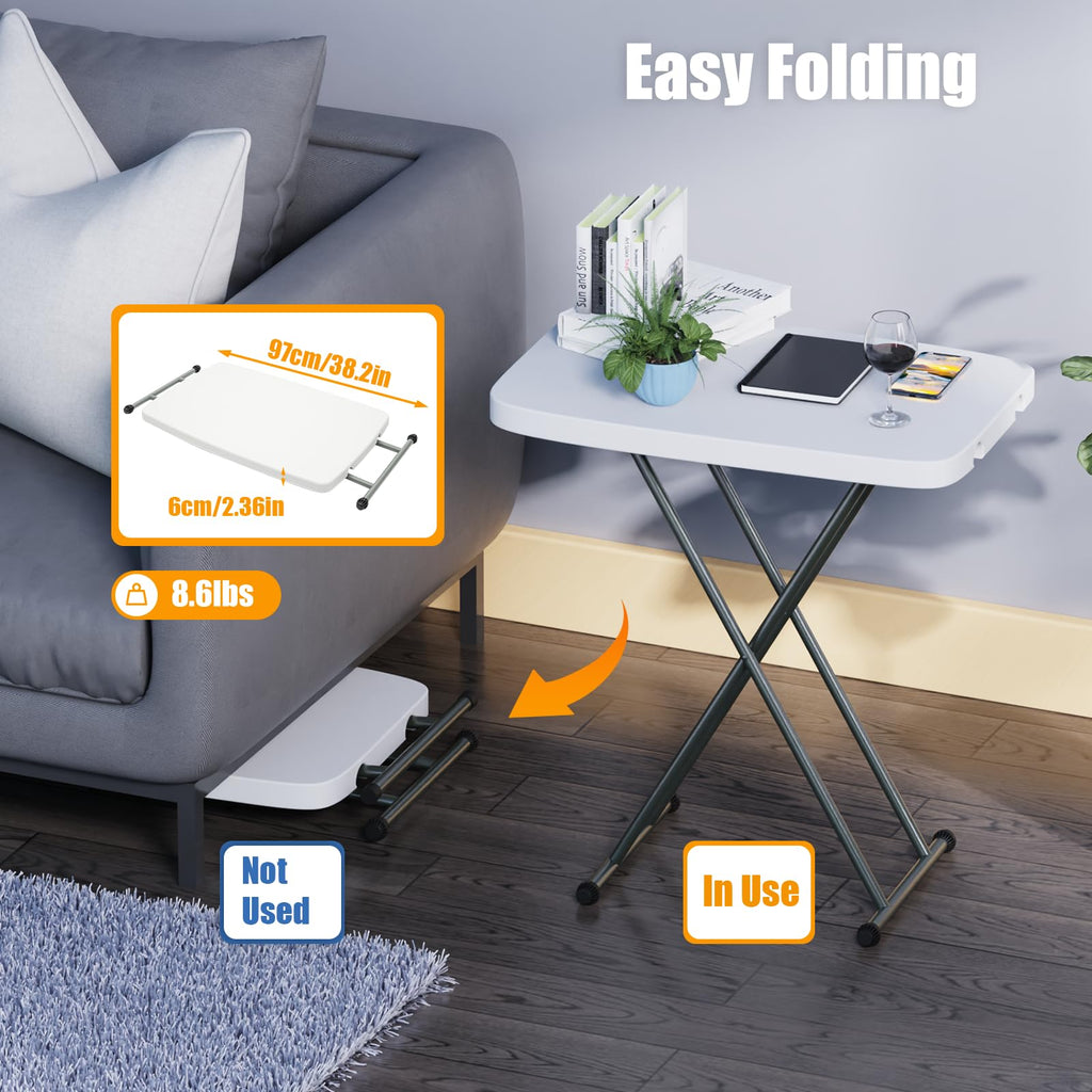 White 30" Folding Table B501742