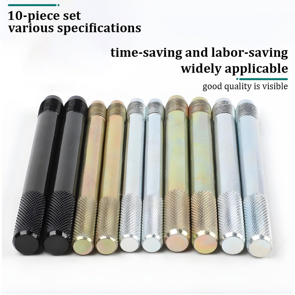 10PCS Wheel Alignment Pin Guide Tool M14 x 1.5/1.25 M12 x 1.5/1.25 M15 x 1.25 L571