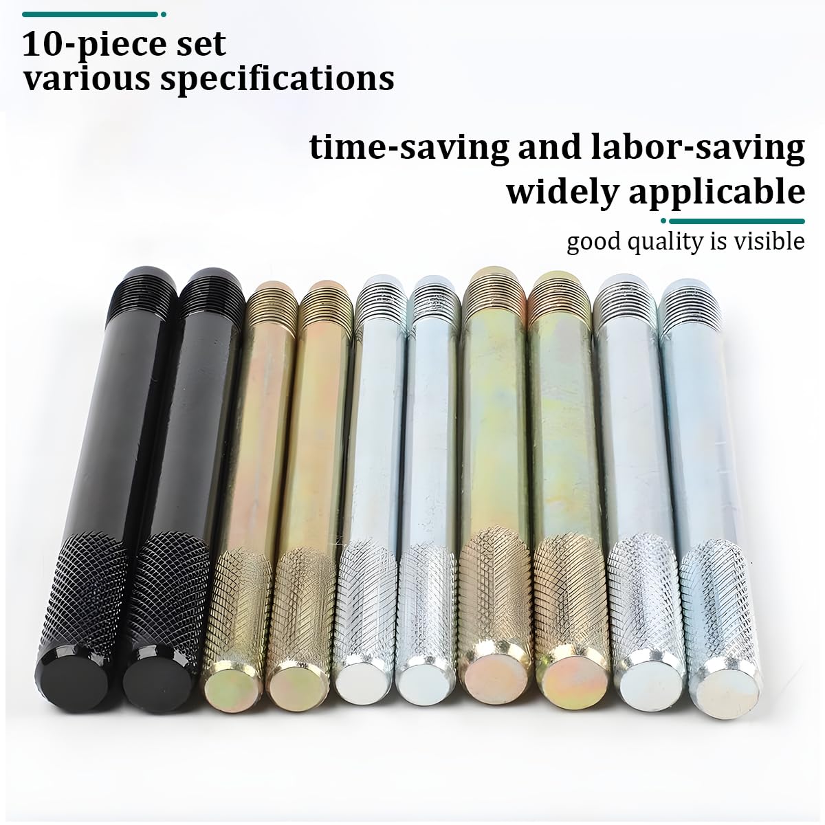 10PCS Wheel Alignment Pin Guide Tool M14 x 1.5/1.25 M12 x 1.5/1.25 M15 x 1.25 L571
