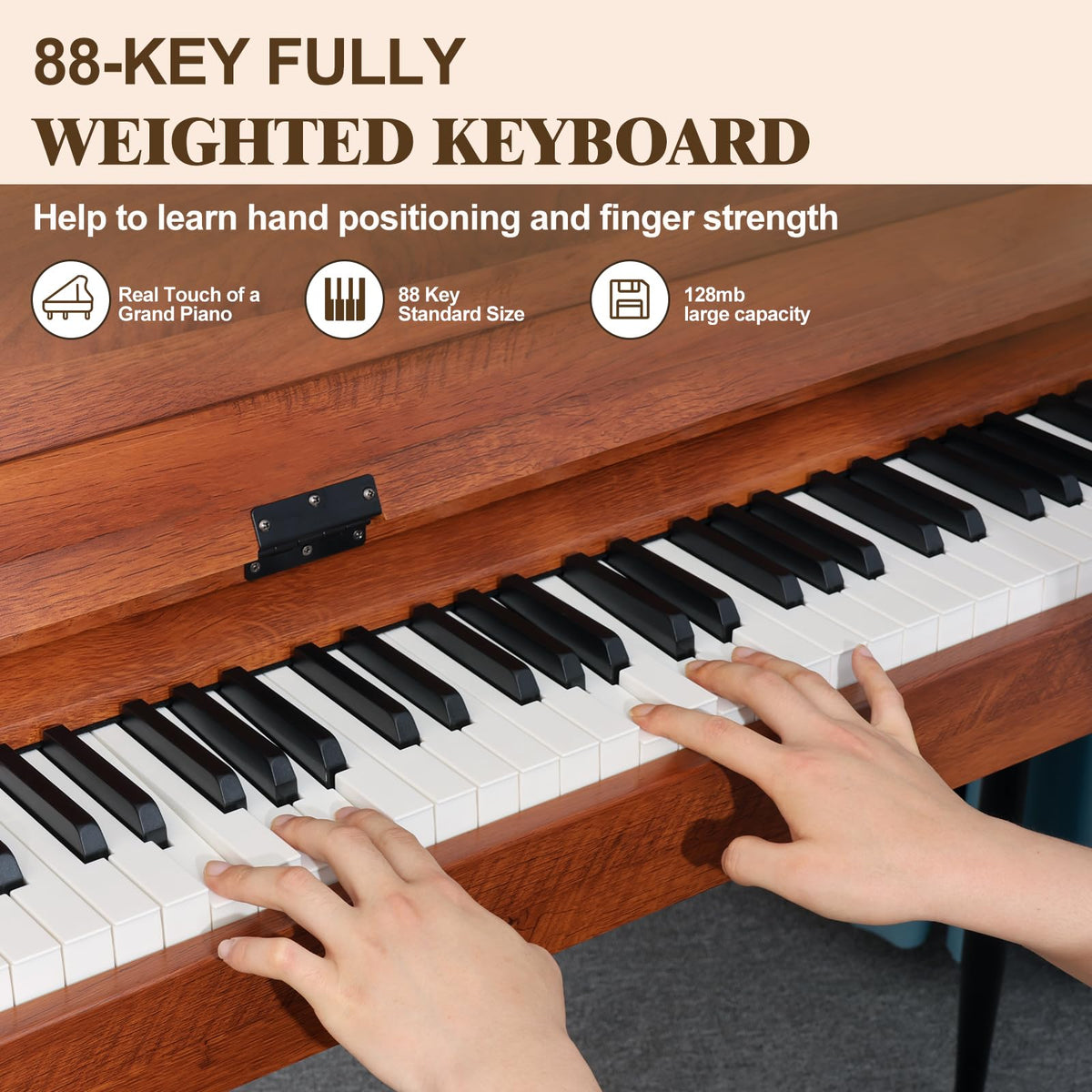 88 Key Weighted Digital Piano Q973539