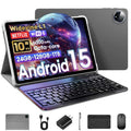 10 Inch Android 15 Tablet with Keyboard J6653