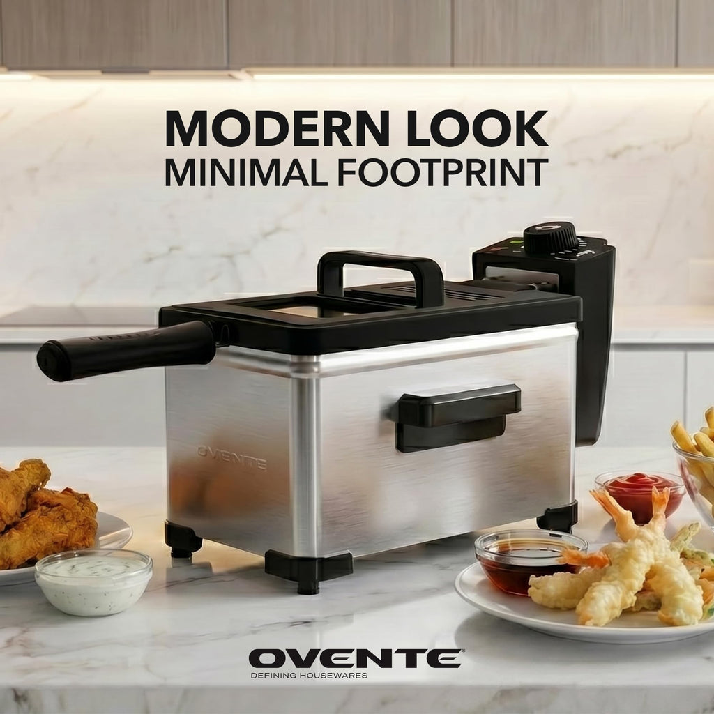 Electric Deep Fryer, 2L Capacity, 1500W, Silver T33242