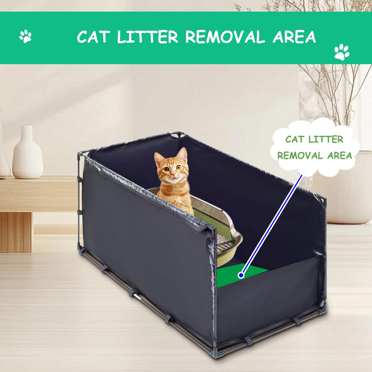 Large Cat Litter Box Enclosure Z2326