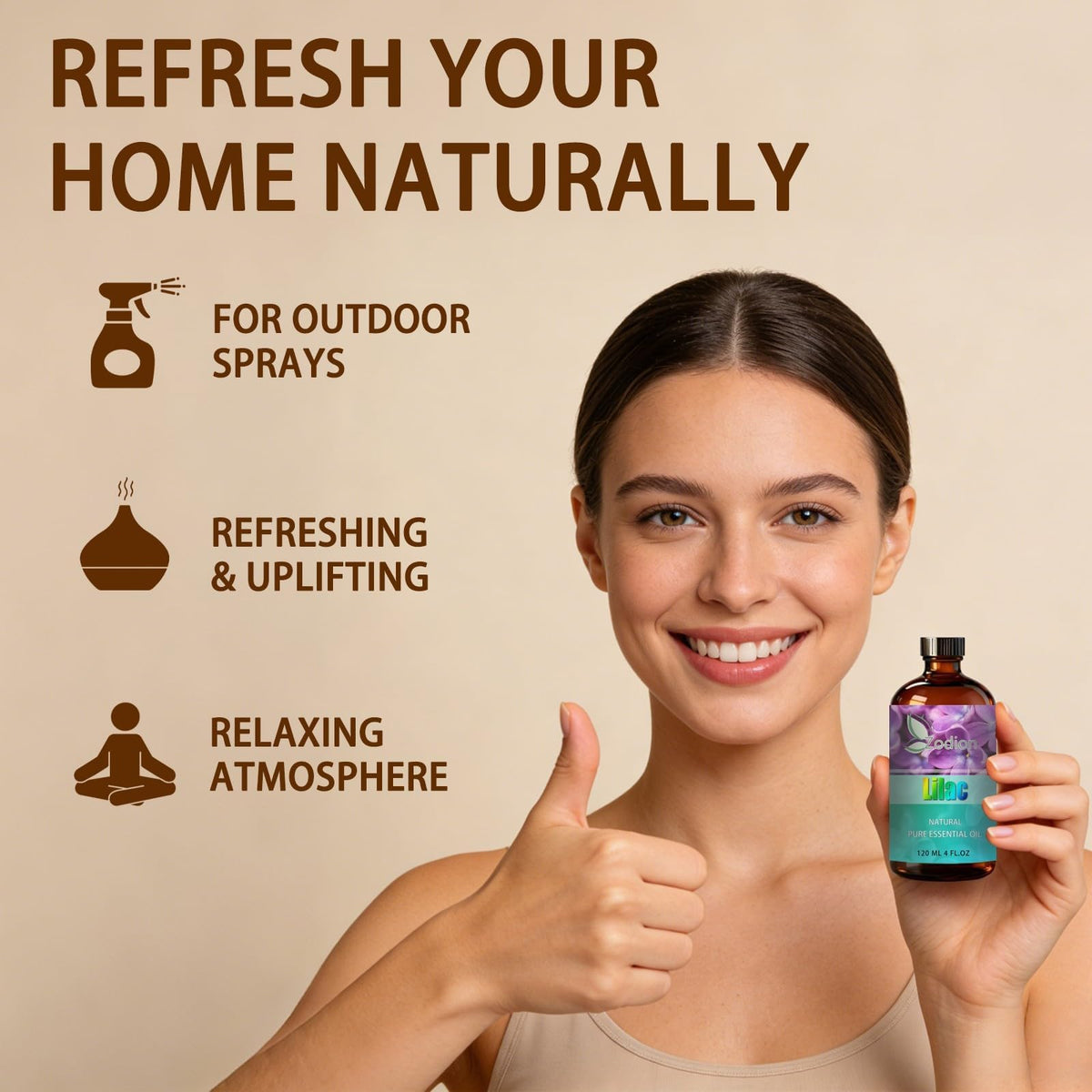 Lilac and Lavender Essential Oil 4 Fl Oz Y838