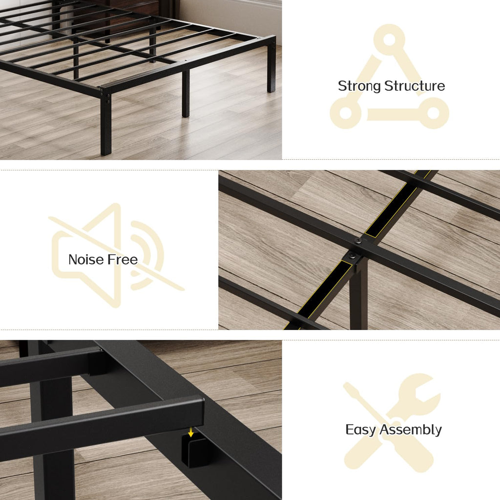 Full Bed Frame with Headboard X720
