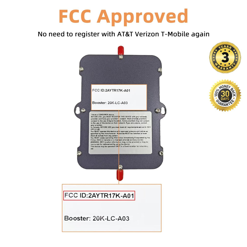 Cell Phone Signal Booster for Band 5/12/13/17 X9267
