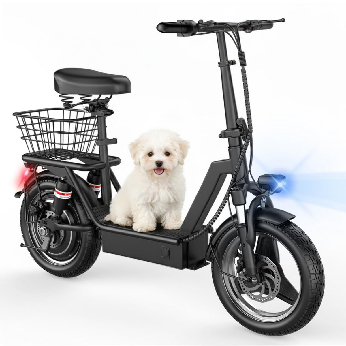 Foldable Electric Scooter with Seat R81378