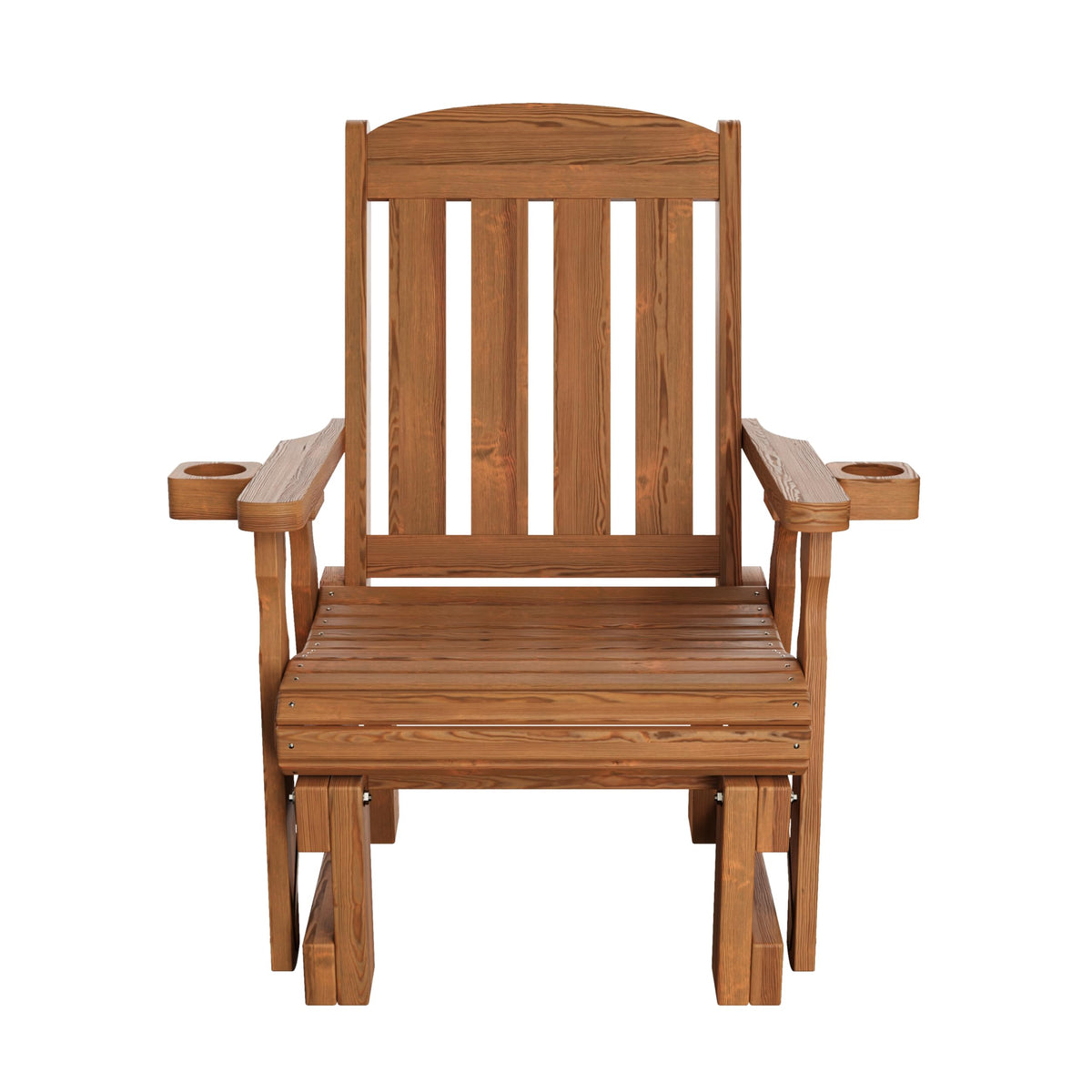 Heavy Duty 600 Lb High Back Glider Chair with Cupholders V9452