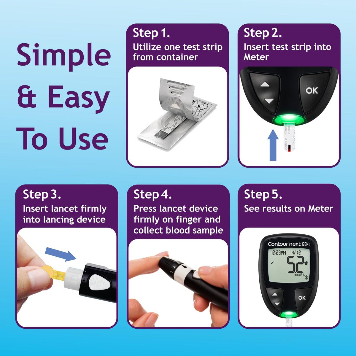 Blood Glucose Test Strips 85 Count E275790
