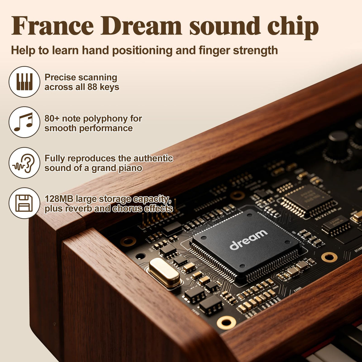 88 Key Weighted Digital Piano Q973539