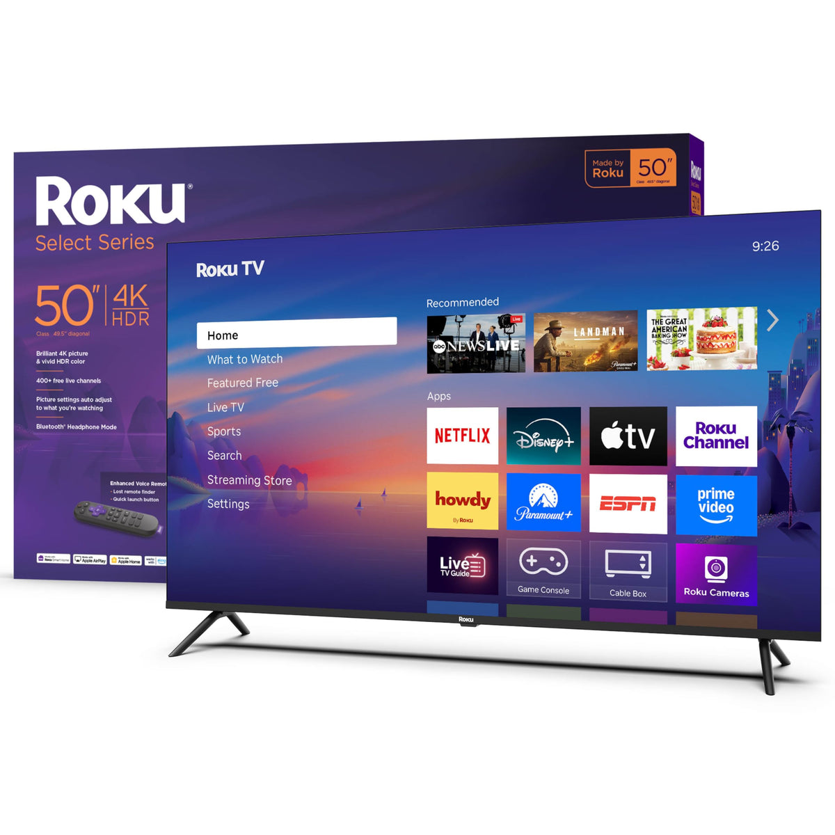 50-Inch 4K HDR LED Smart TV X5650