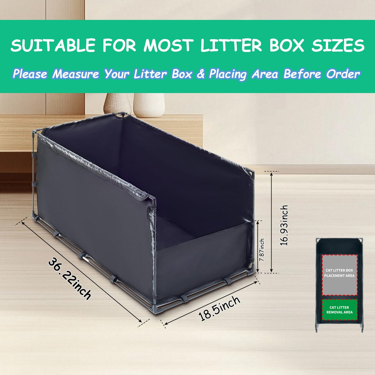 Large Cat Litter Box Enclosure Z2326