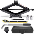 Scissor Car Jack 3 Ton Tire Changing Kit with Lug Wrench N4927