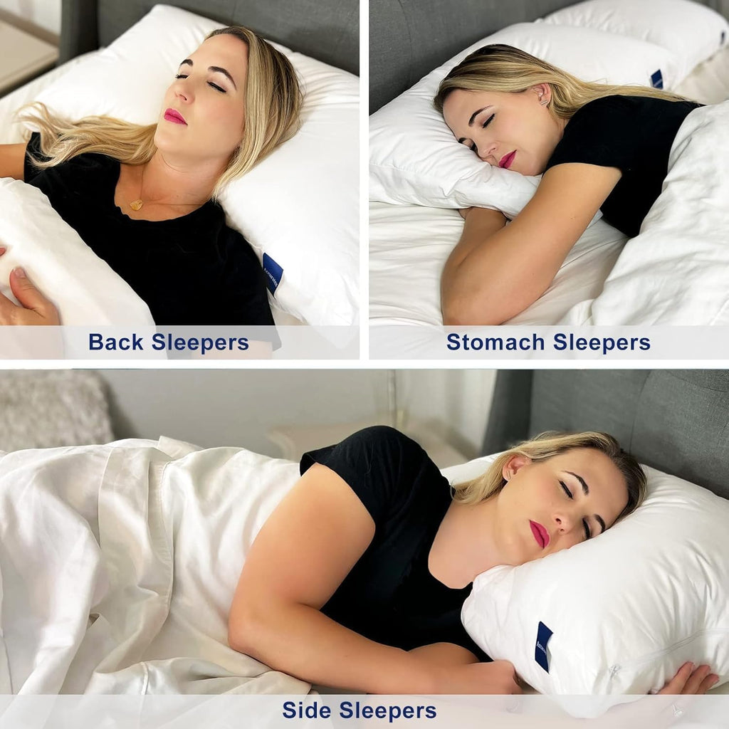 King Size Set of 2 Adjustable Hybrid Pillow X1351